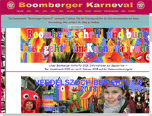 Tablet Screenshot of baumberger-karneval.de